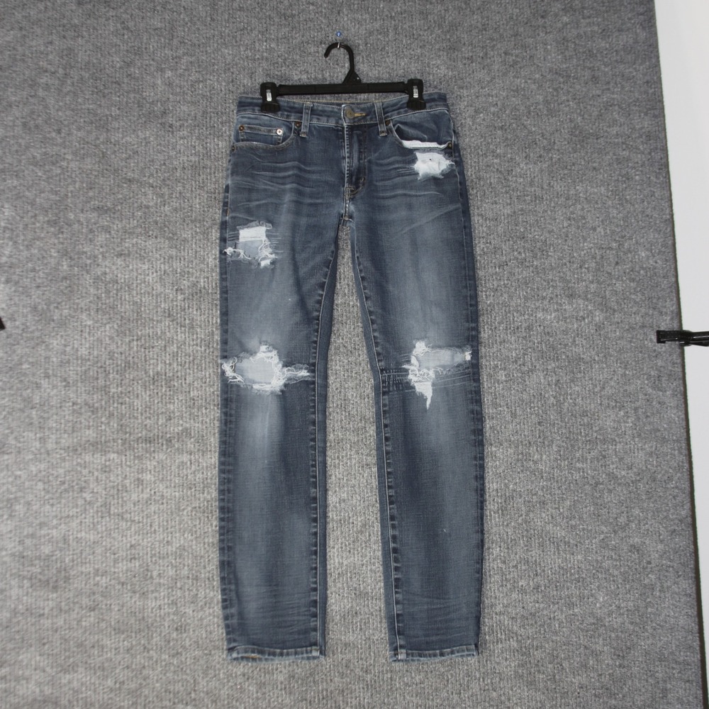 American Eagle Outfitters Extreme Flex 4 Jeans Mens 29x32 Blue Distressed Slim